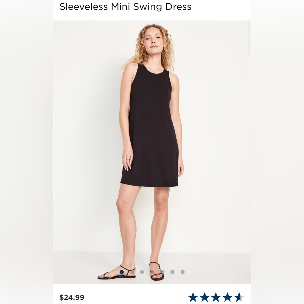 Old Navy Sleeveless Mini Swing Dress